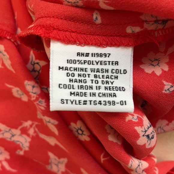 19 Cooper Nicole Full Wrap Blouse Size Large - Picture 9 of 9